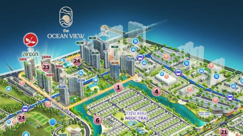 Phối cảnh 3D Pavilion Vinhomes Ocean Park